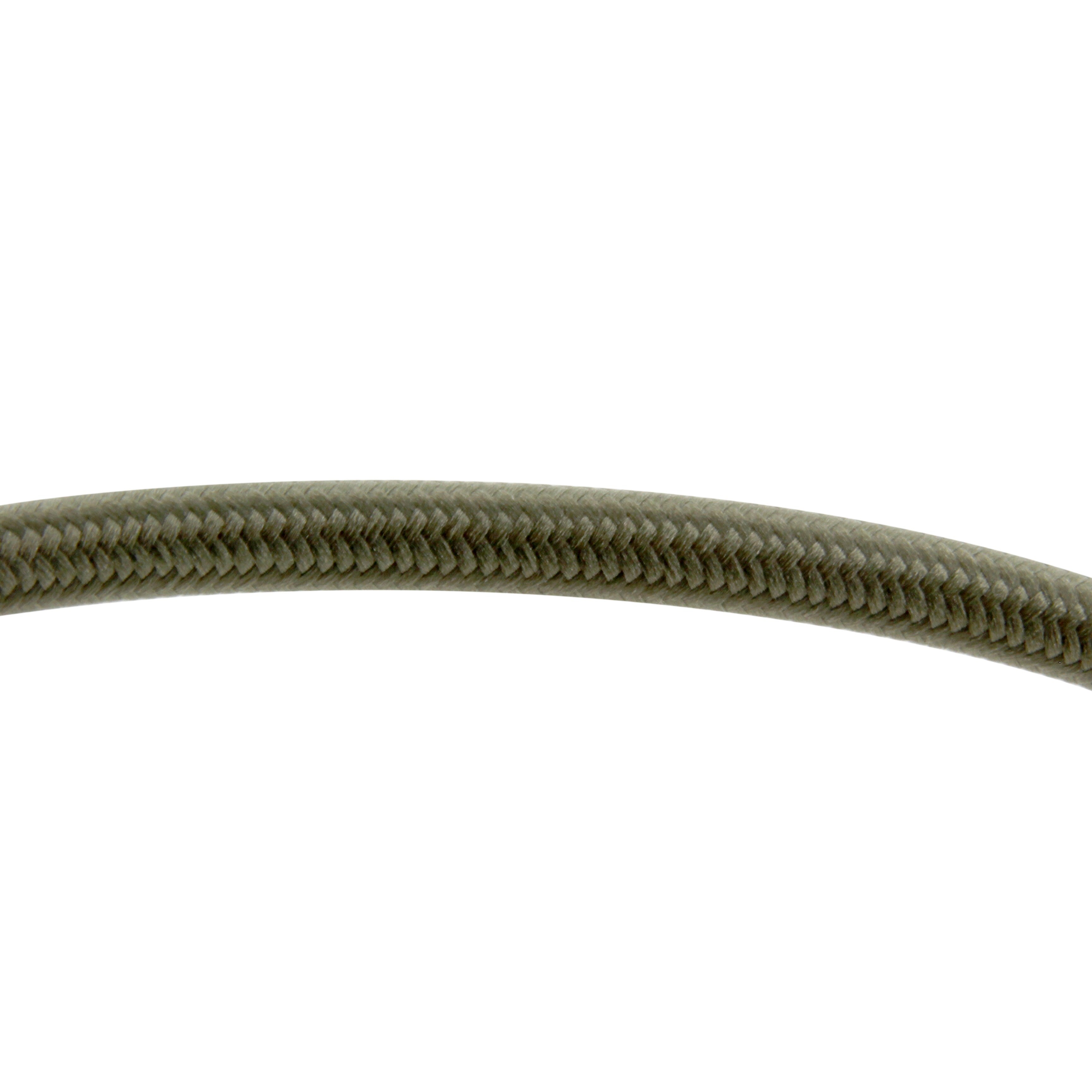 Cable textil 3 m - verde oliva