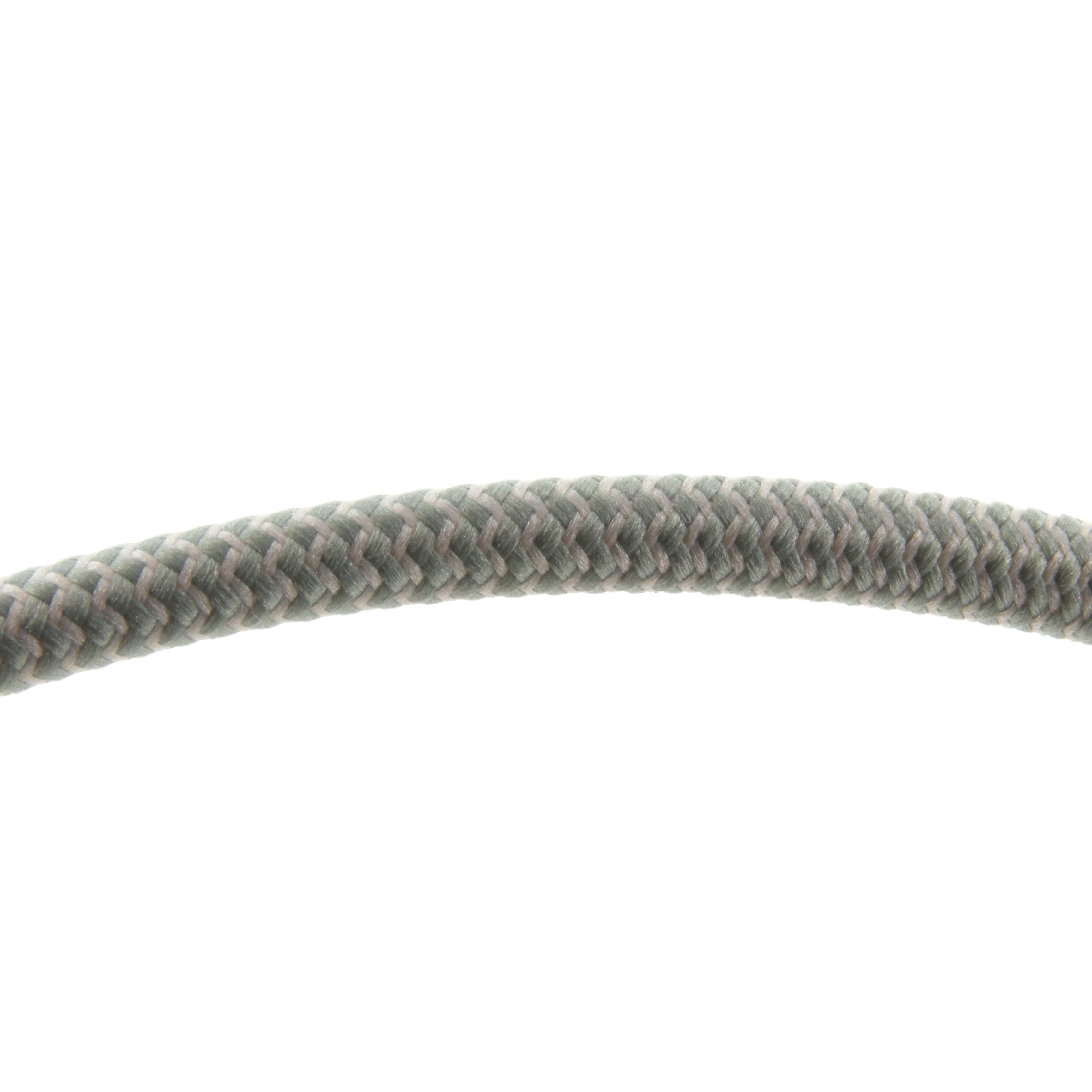 Fabric cable 3 m - two-tone green / white