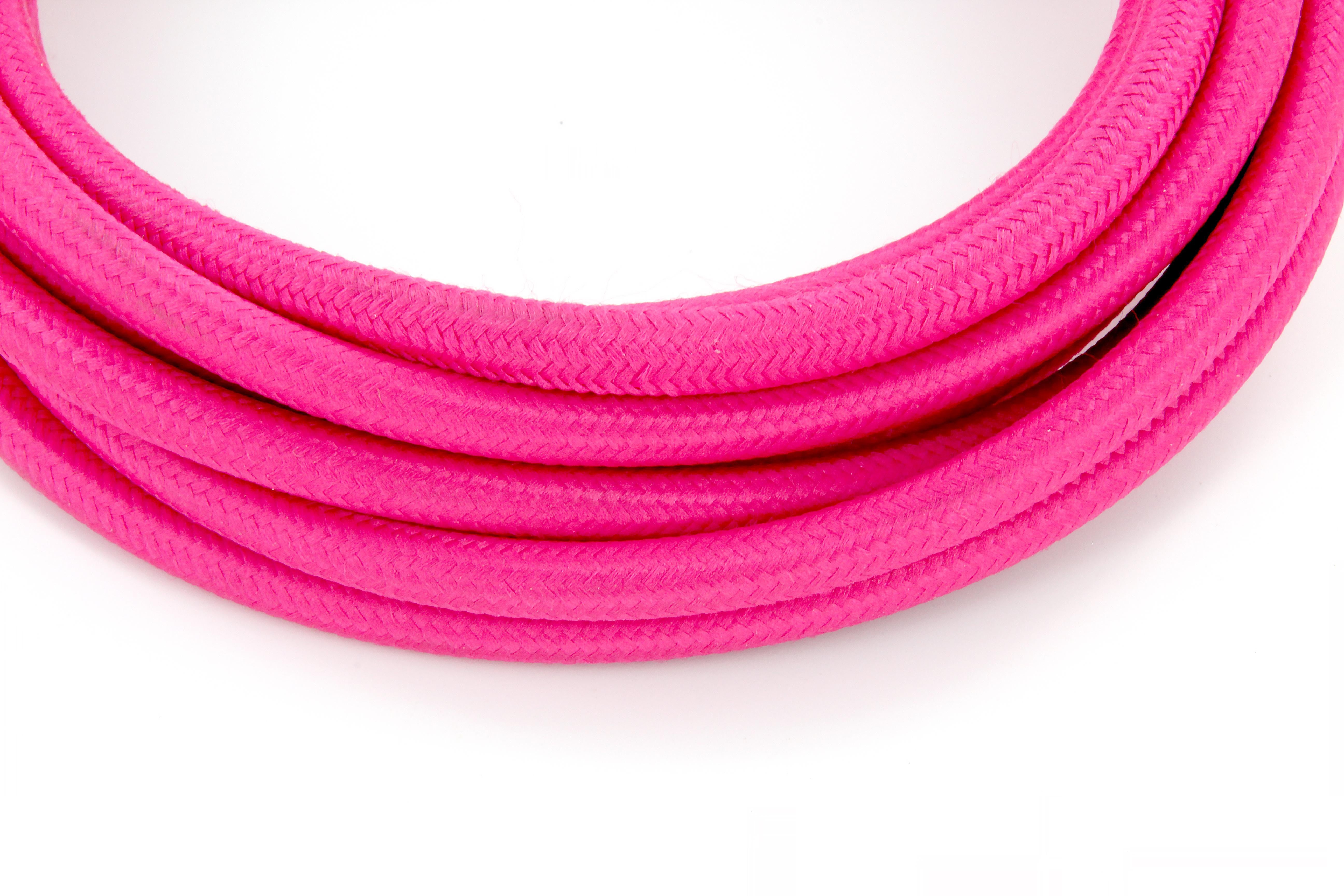 Cordon avec interrupteur - 2m - Rose
