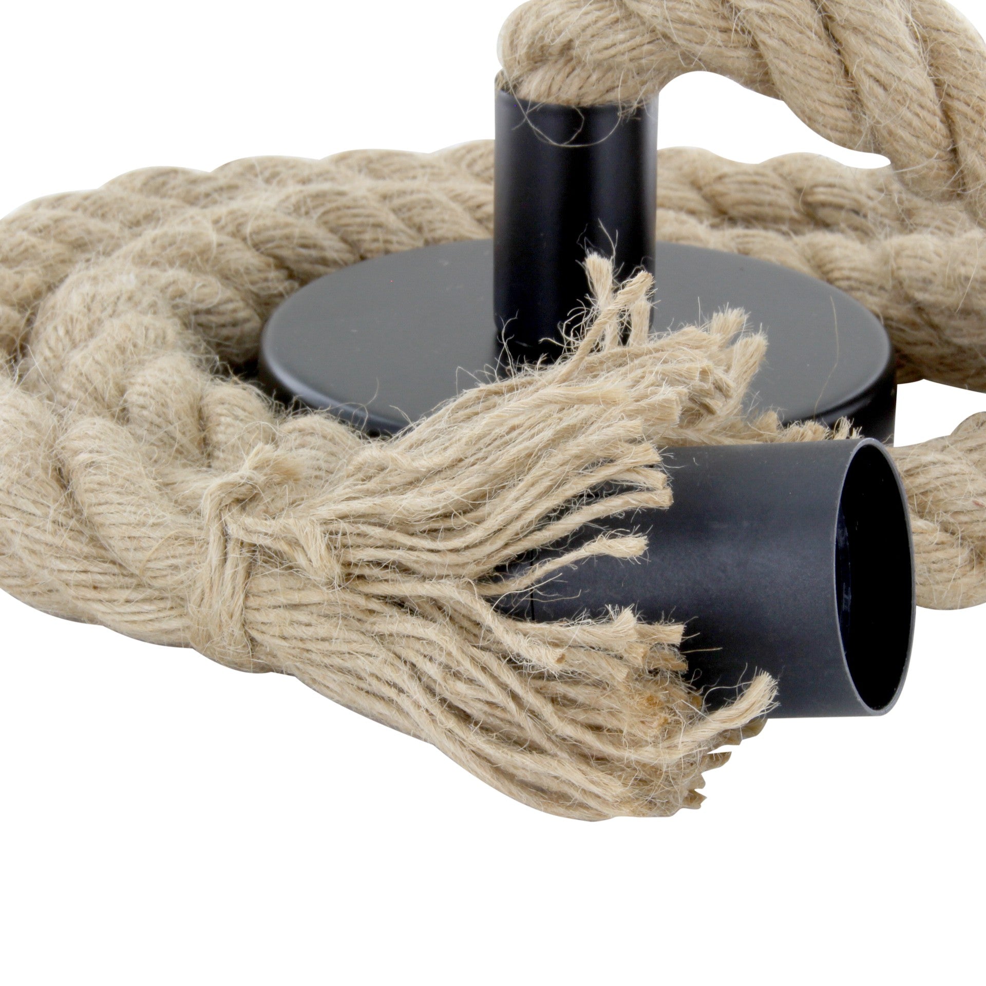 Ophangset in touw voor luster - jute