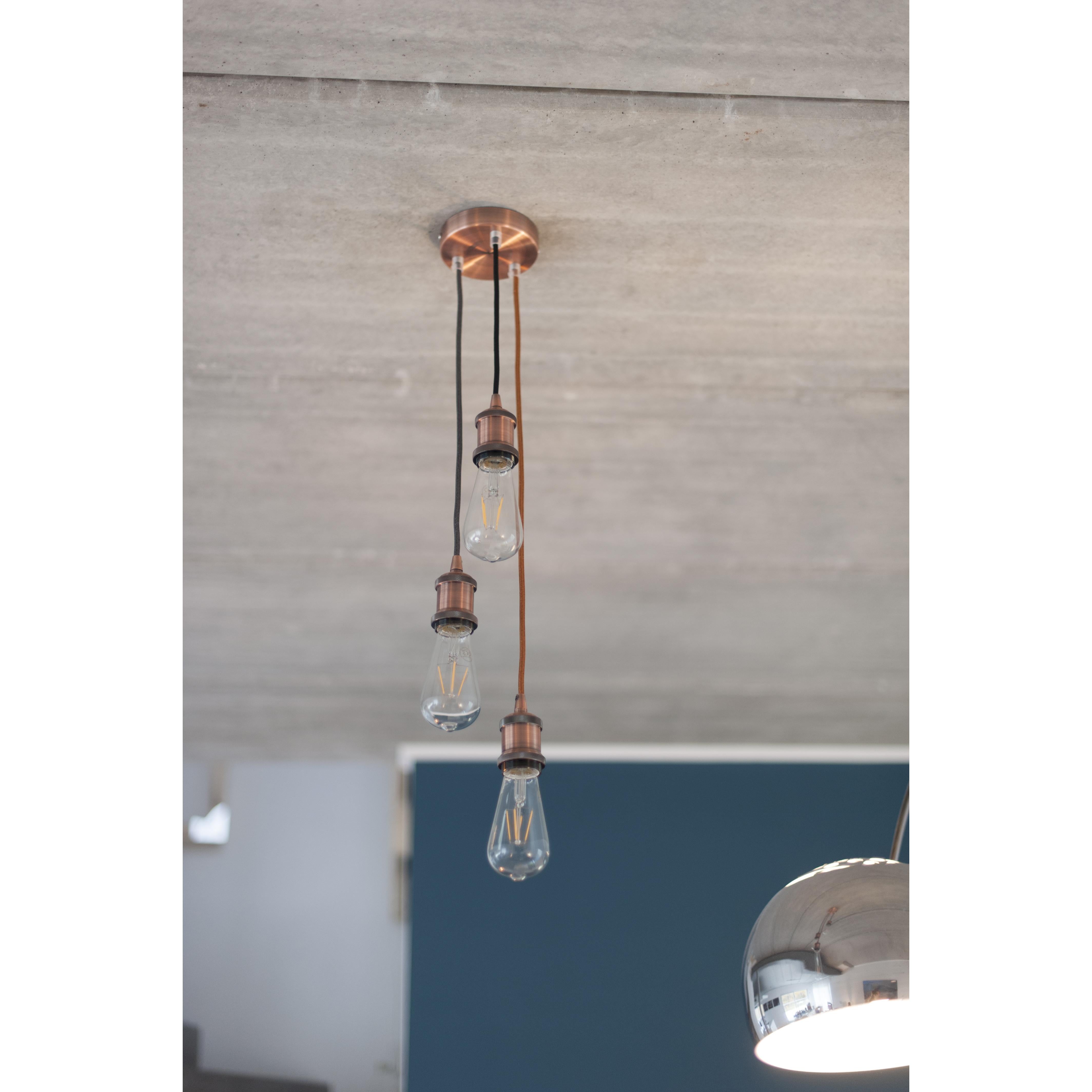 Cabo têxtil de seda - 3m - Lantejoulas preto