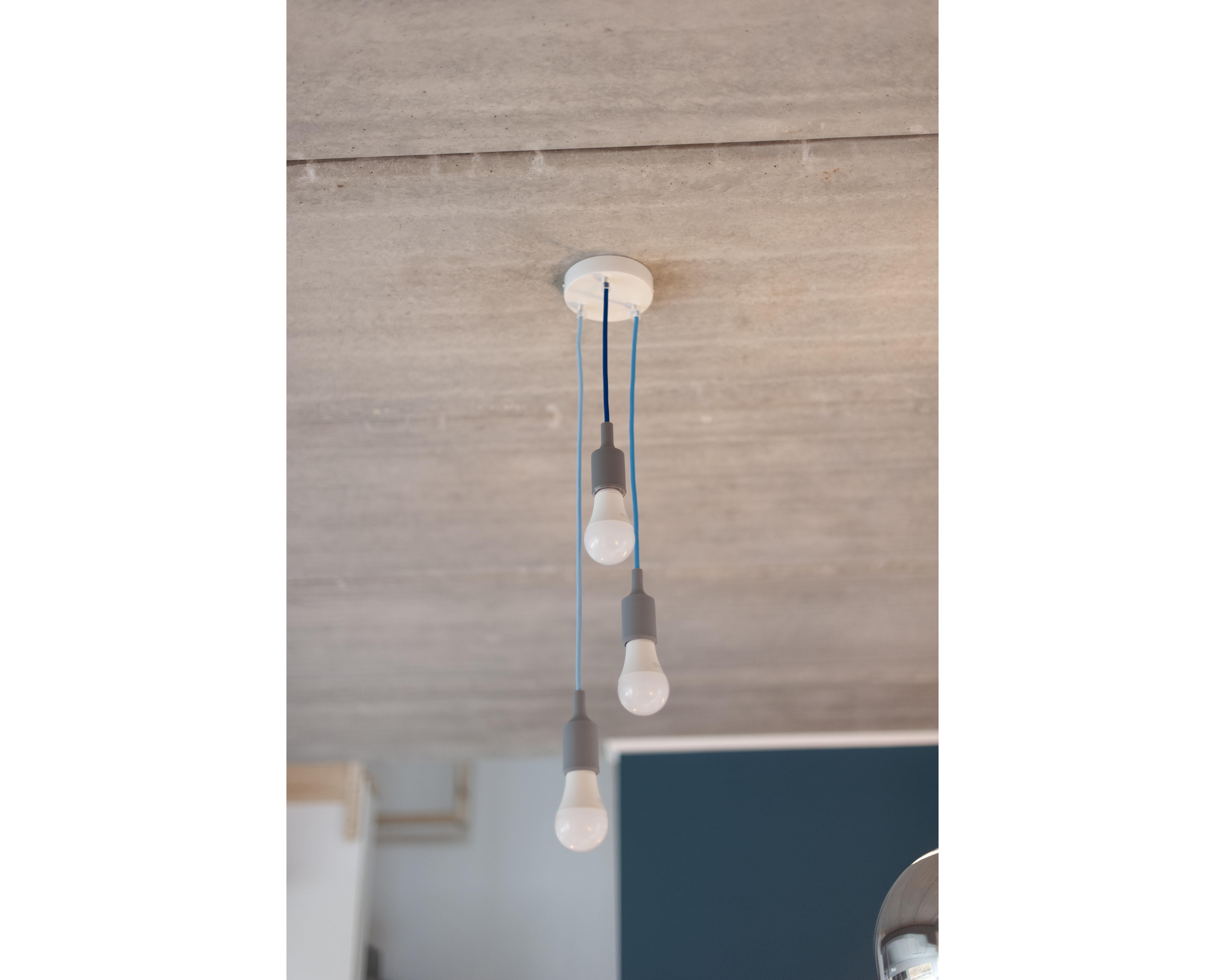 Seidentextilkabel – 3 m – Azurblau
