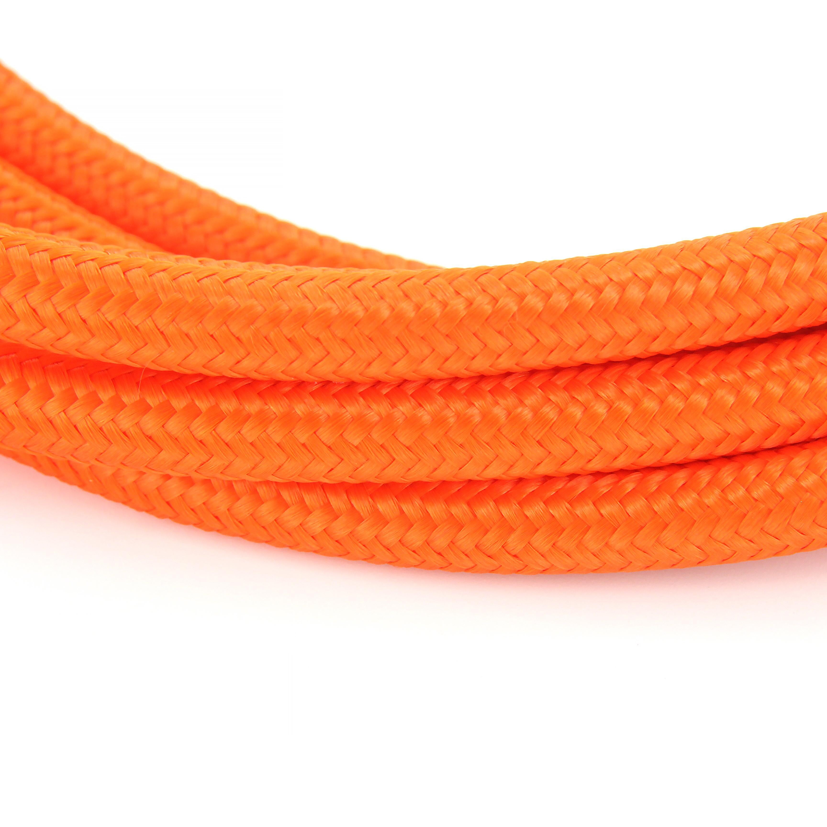Seidentextilkabel – 3 m – Orange