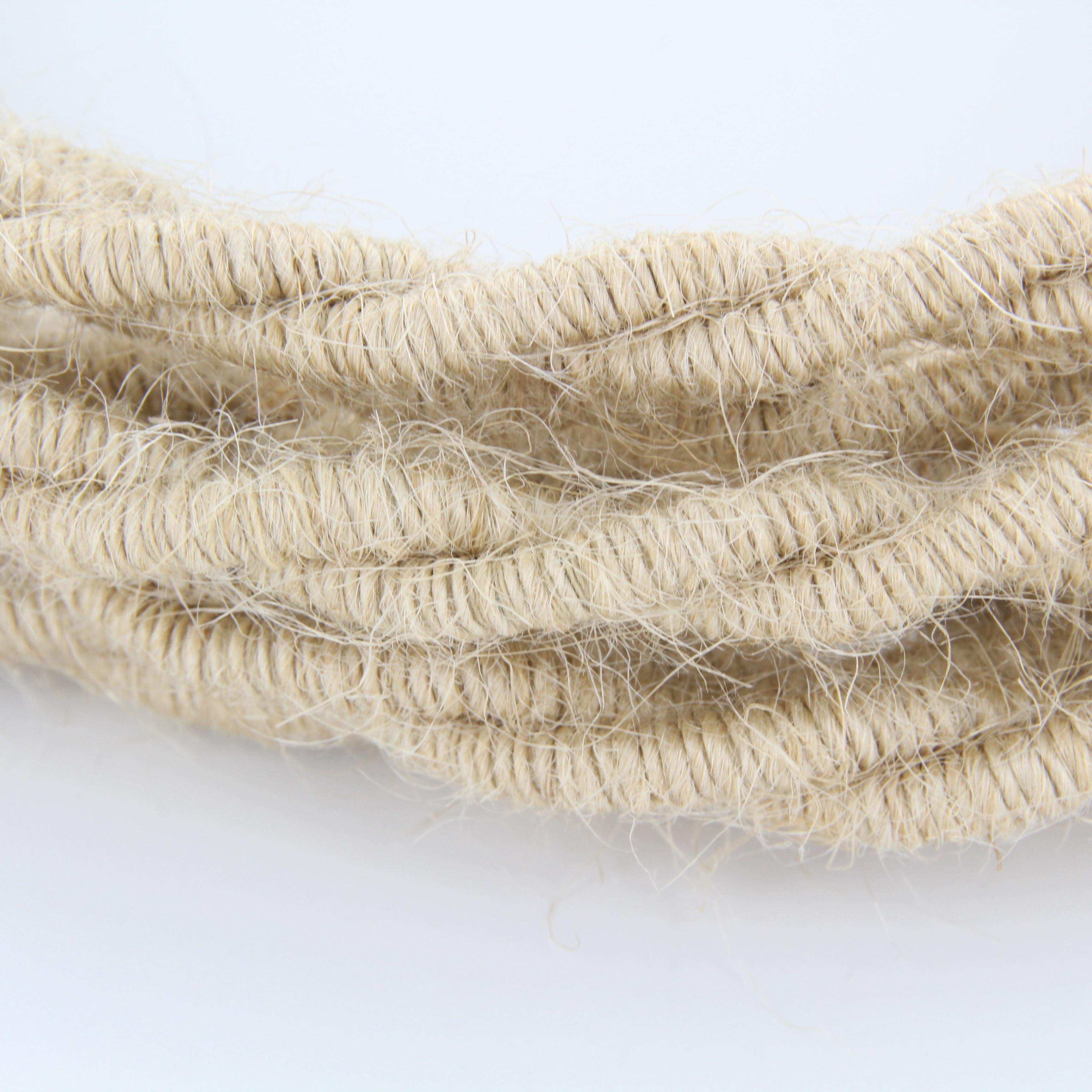 Gedraaid stoffen snoer – 3 m – jute