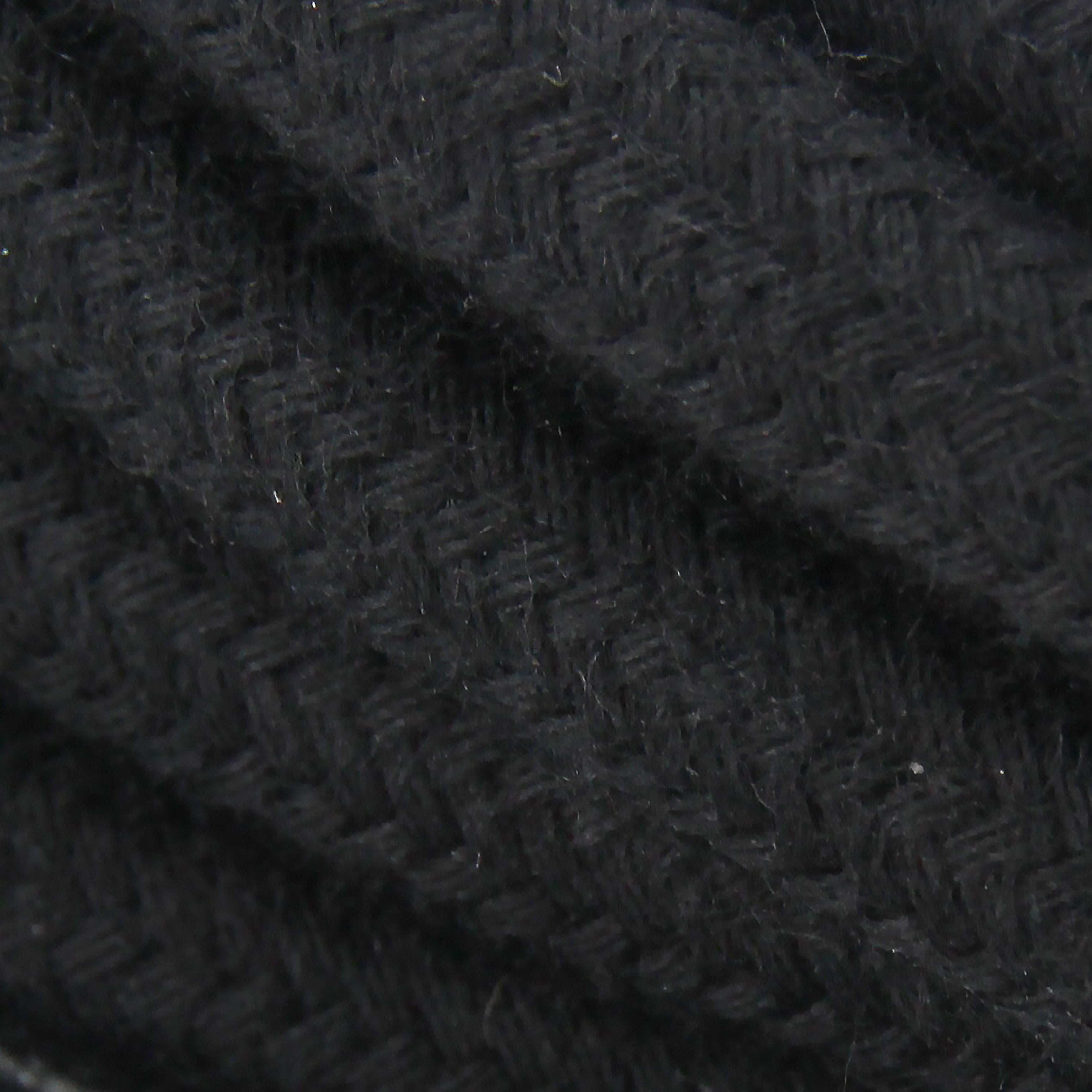 Baumwolltextilkabel – 3 m – Schwarz