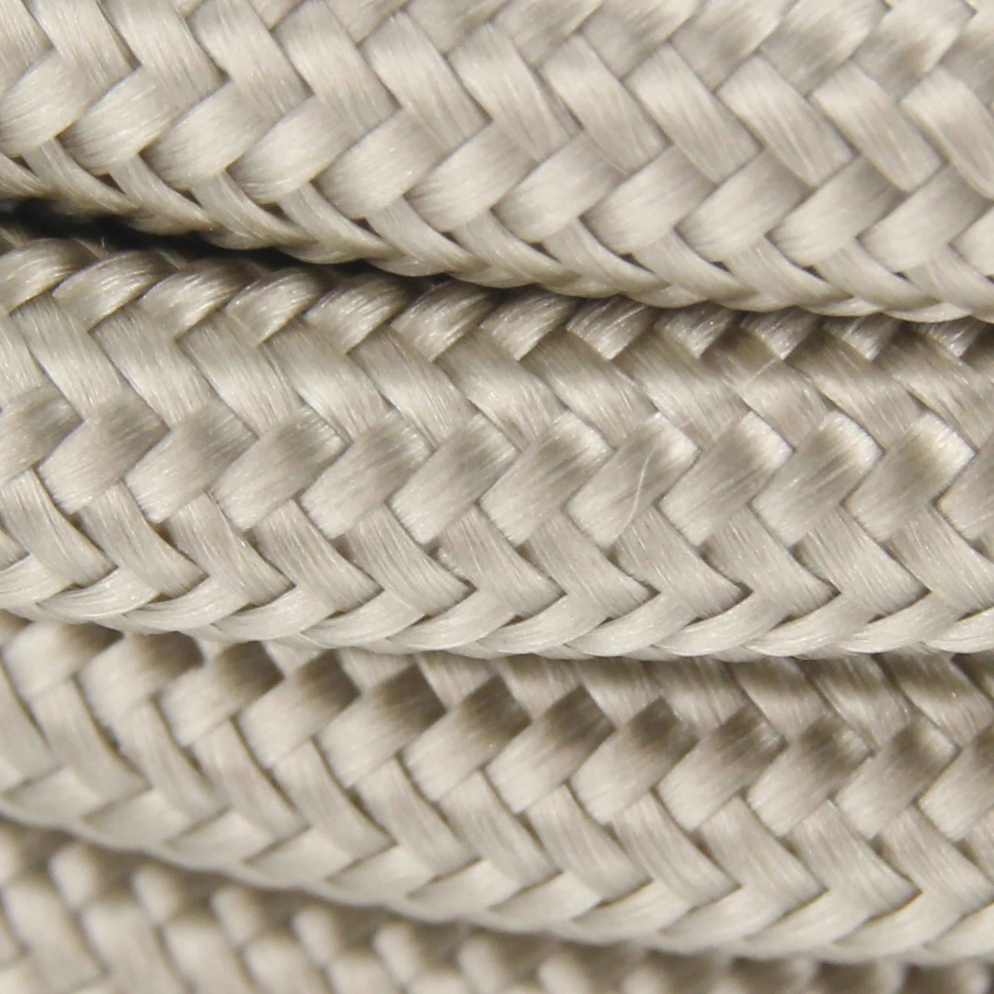 Cabo têxtil - 3m - Pó de arroz/Cobre