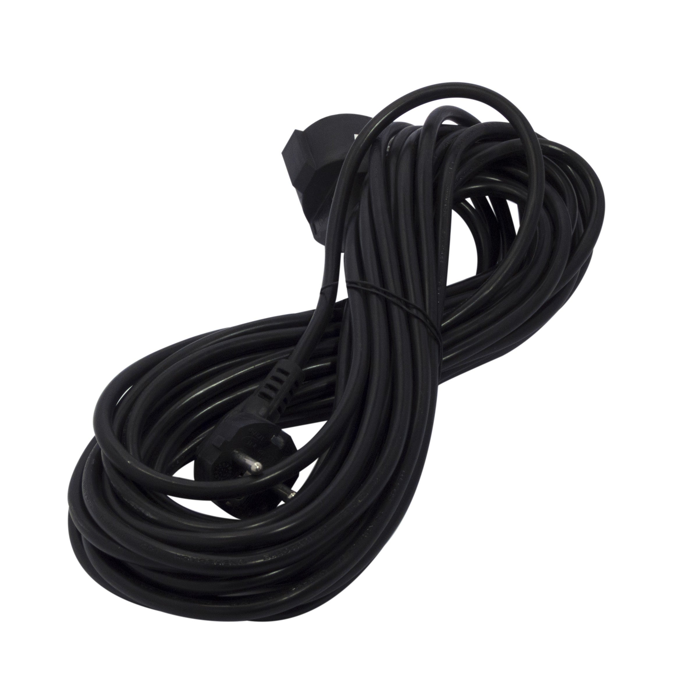 Extension lead - Black - 3 m (SCH)