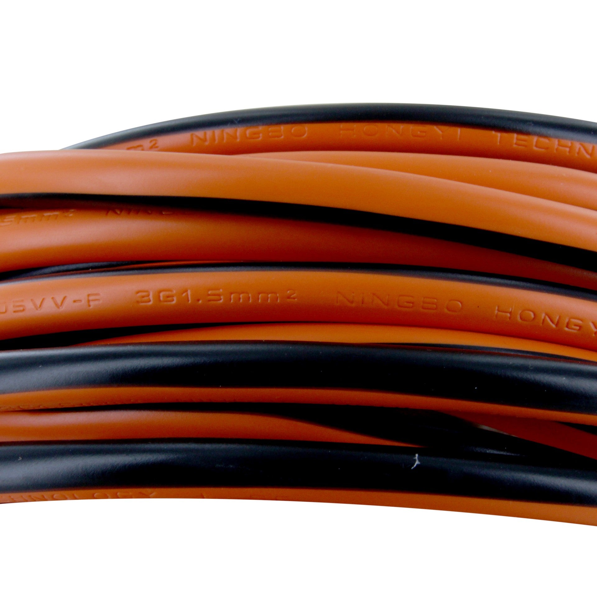 Extension cable - black / orange - 10m