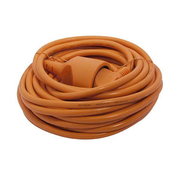 Extension lead - Orange - 12 m (SCH)