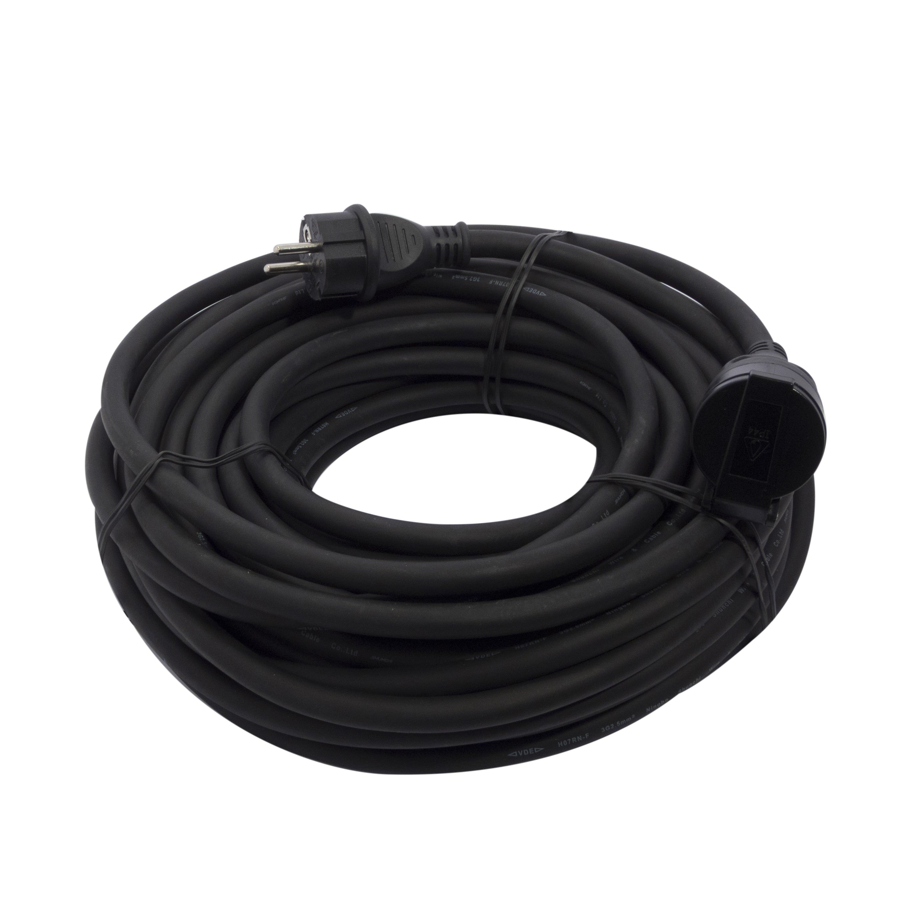 Verlängerungskabel – Schwarz – 20 m  (SCH)