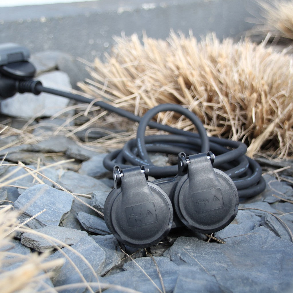 Prolongateur HO5RR-F 3 x1,5mm2- IP44 Dual-Head - 10m - SCH