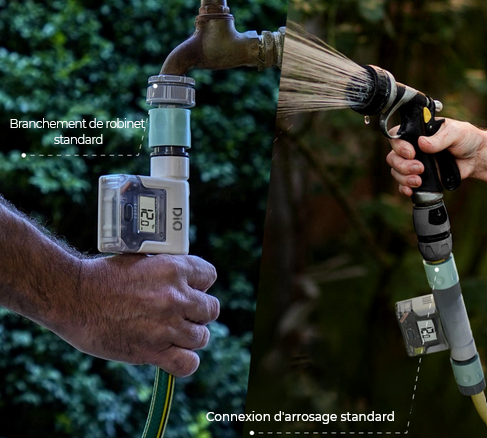 Connected flow meter