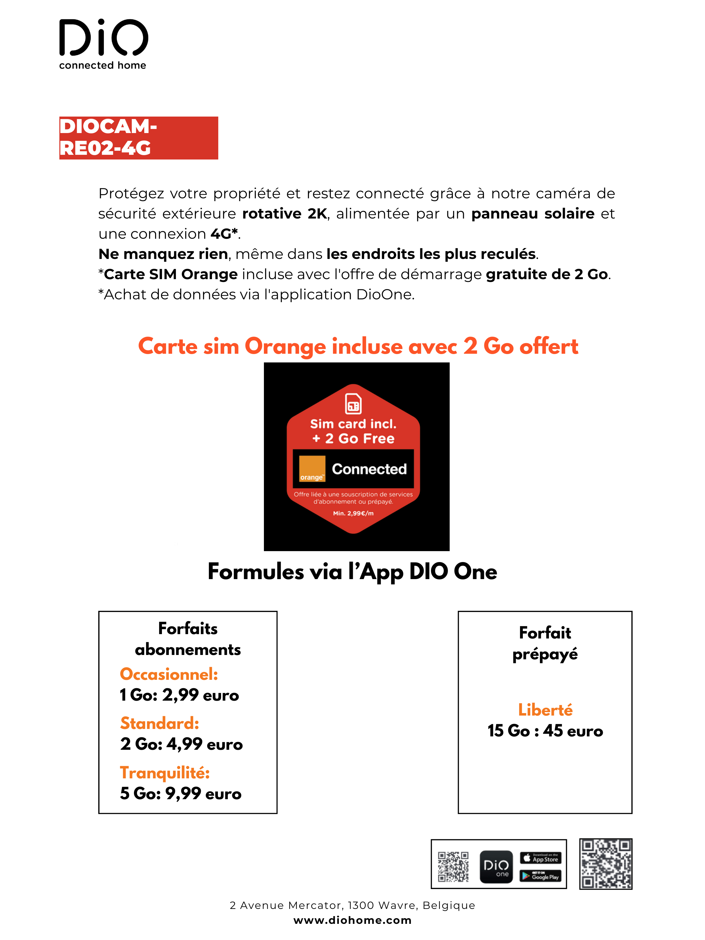 copy of Drahtlose WiFi-Dome-Kamera für den Außenbereich mit Solarpanel