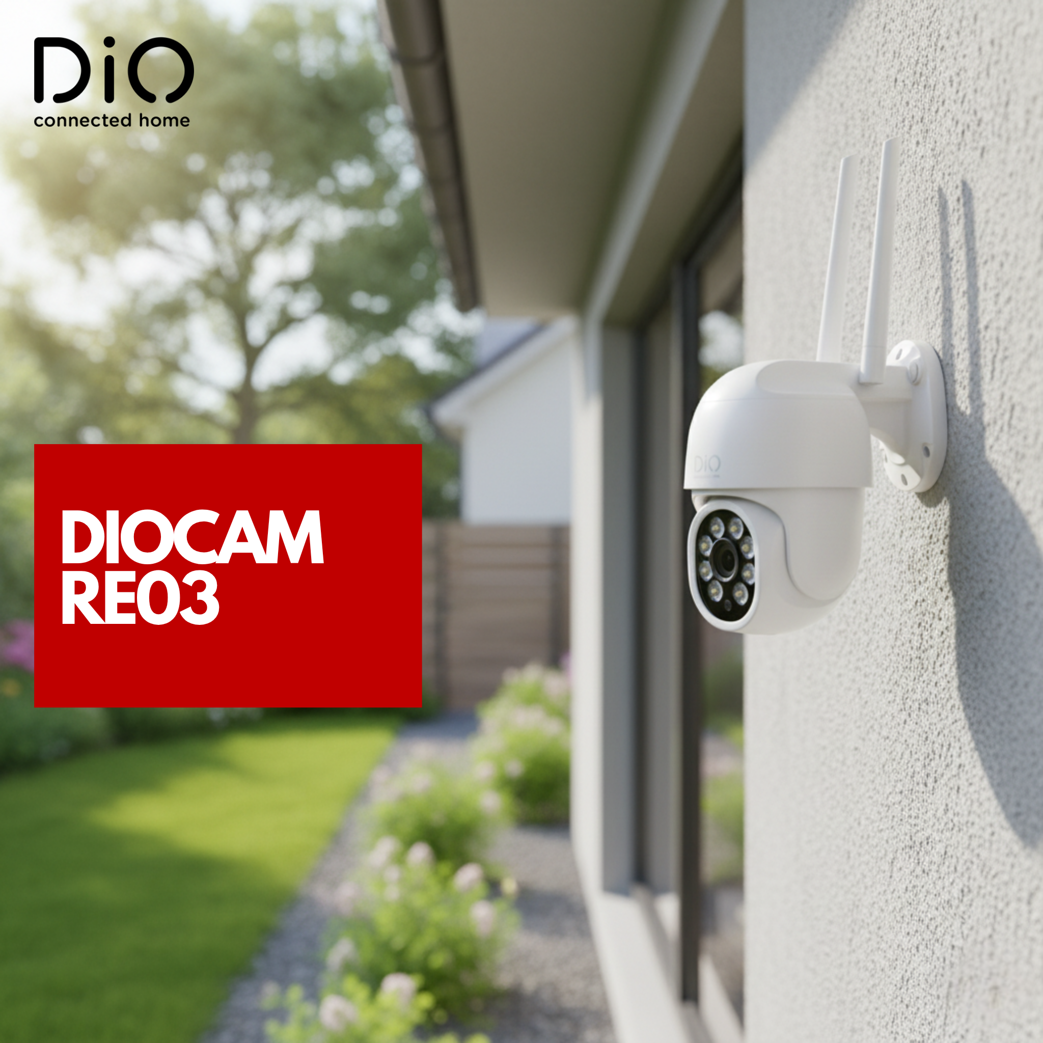 4MP bedrade buitencamera, Dual Band