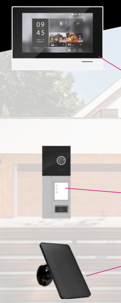 DiO wireless Wi-Fi videophone on battery with solar panel