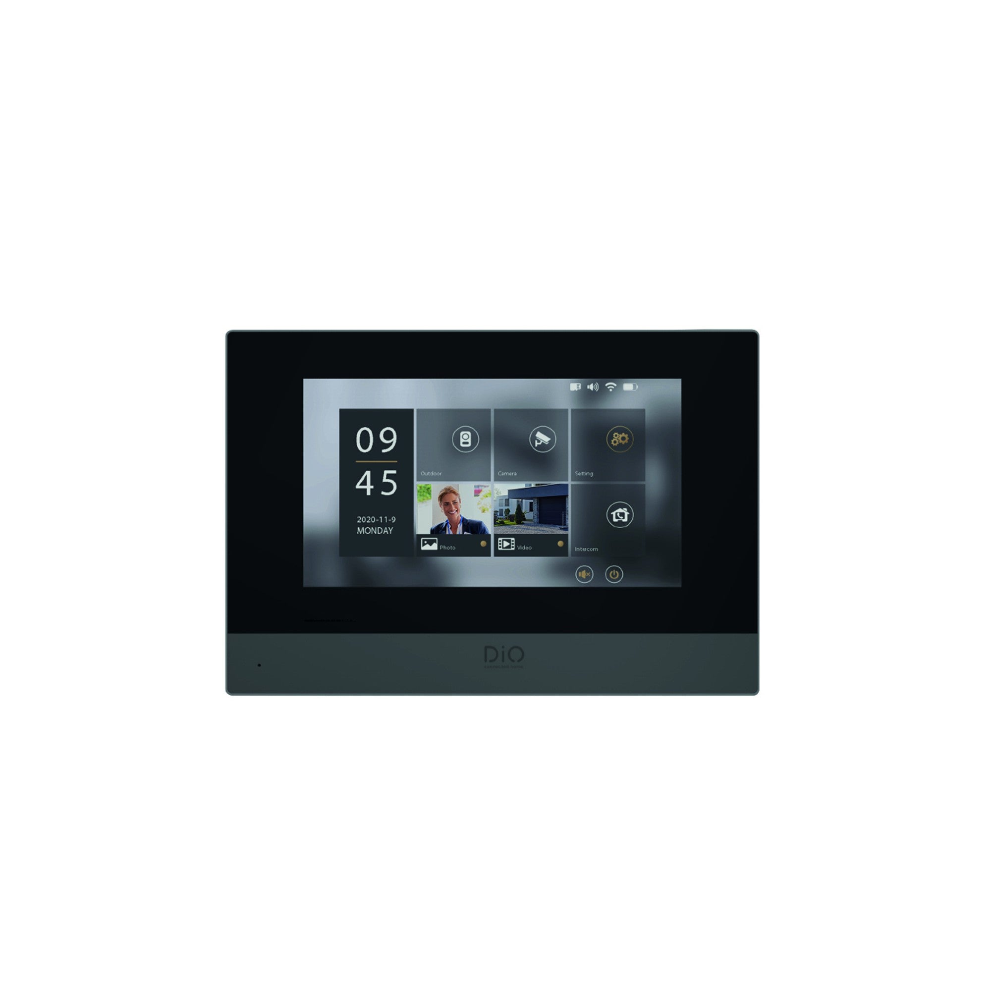DiO wireless Wi-Fi videophone on battery with solar panel