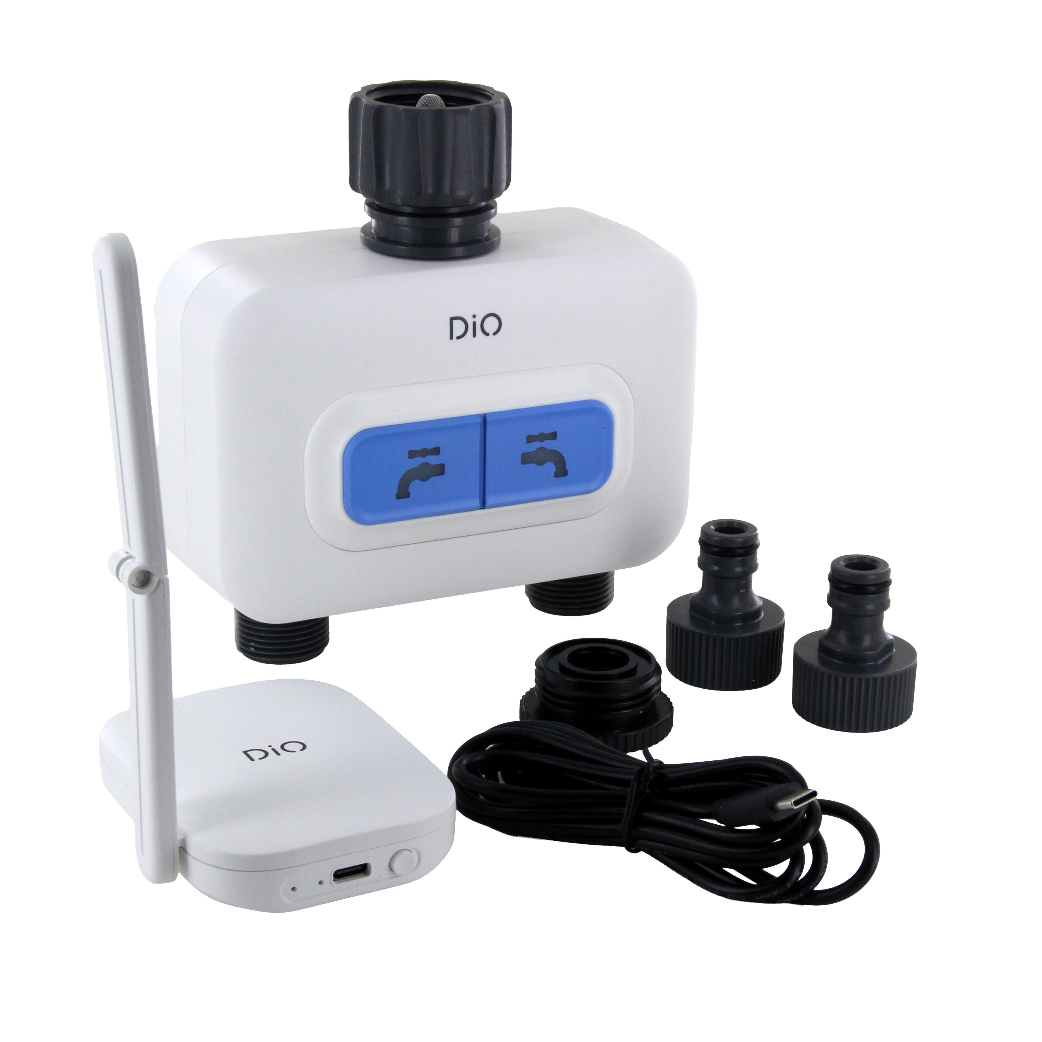 Programmateur d'arrosage connecté IA Wi-Fi - 2 voies