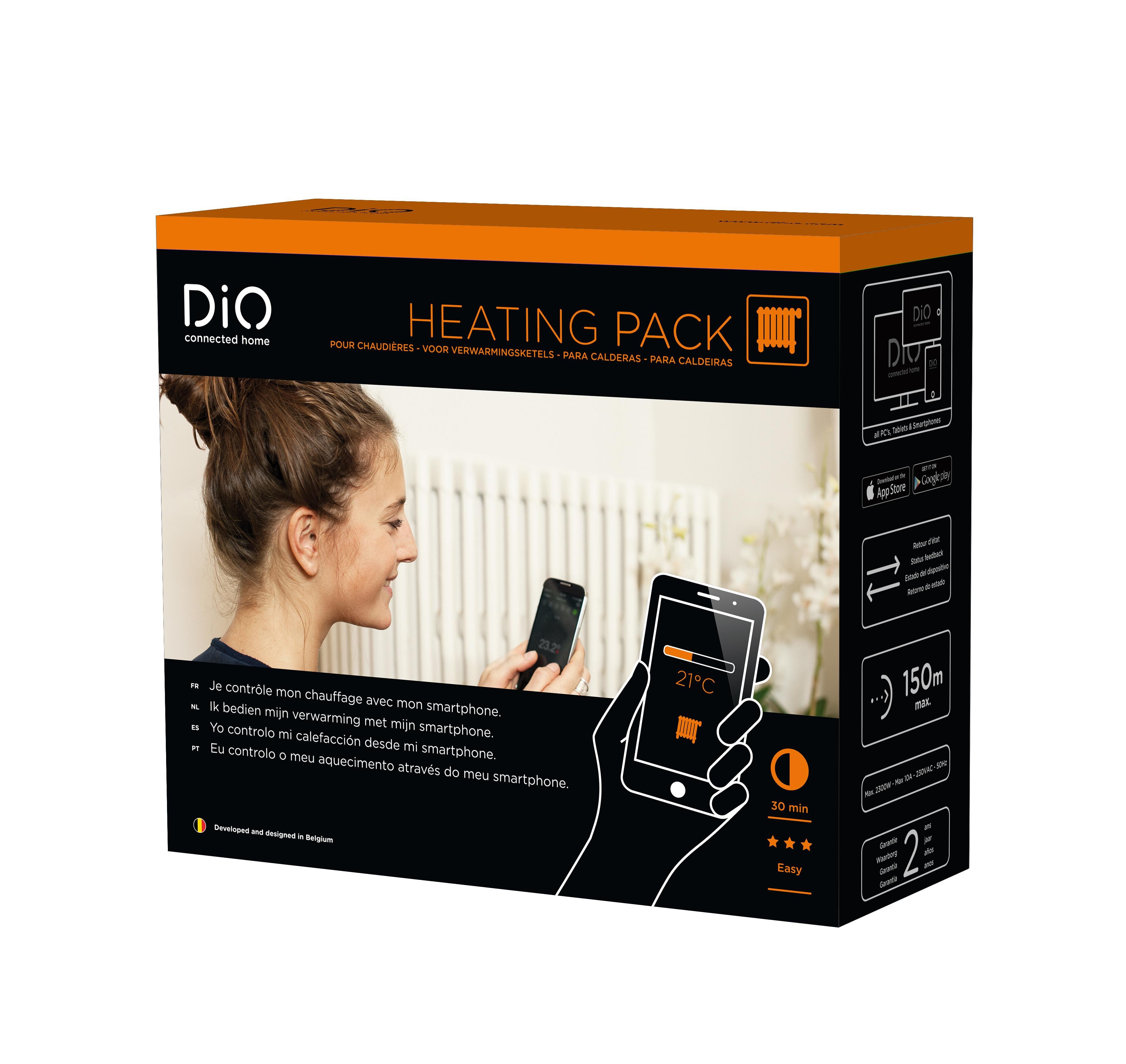 Pack de aquecimento com ligação à internet