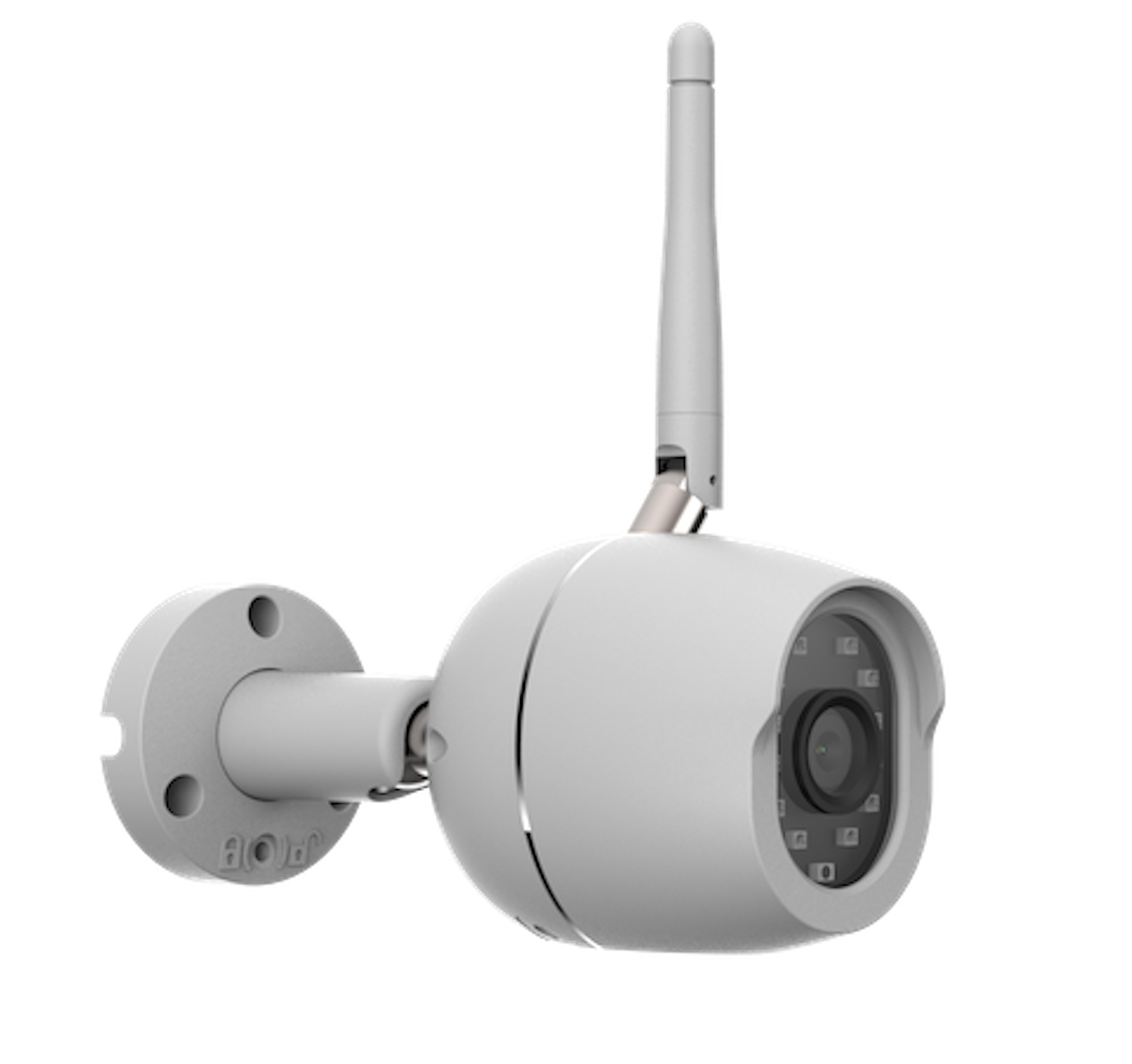 Outdoor white IP WiFi camera - 1920 x 1080 p
