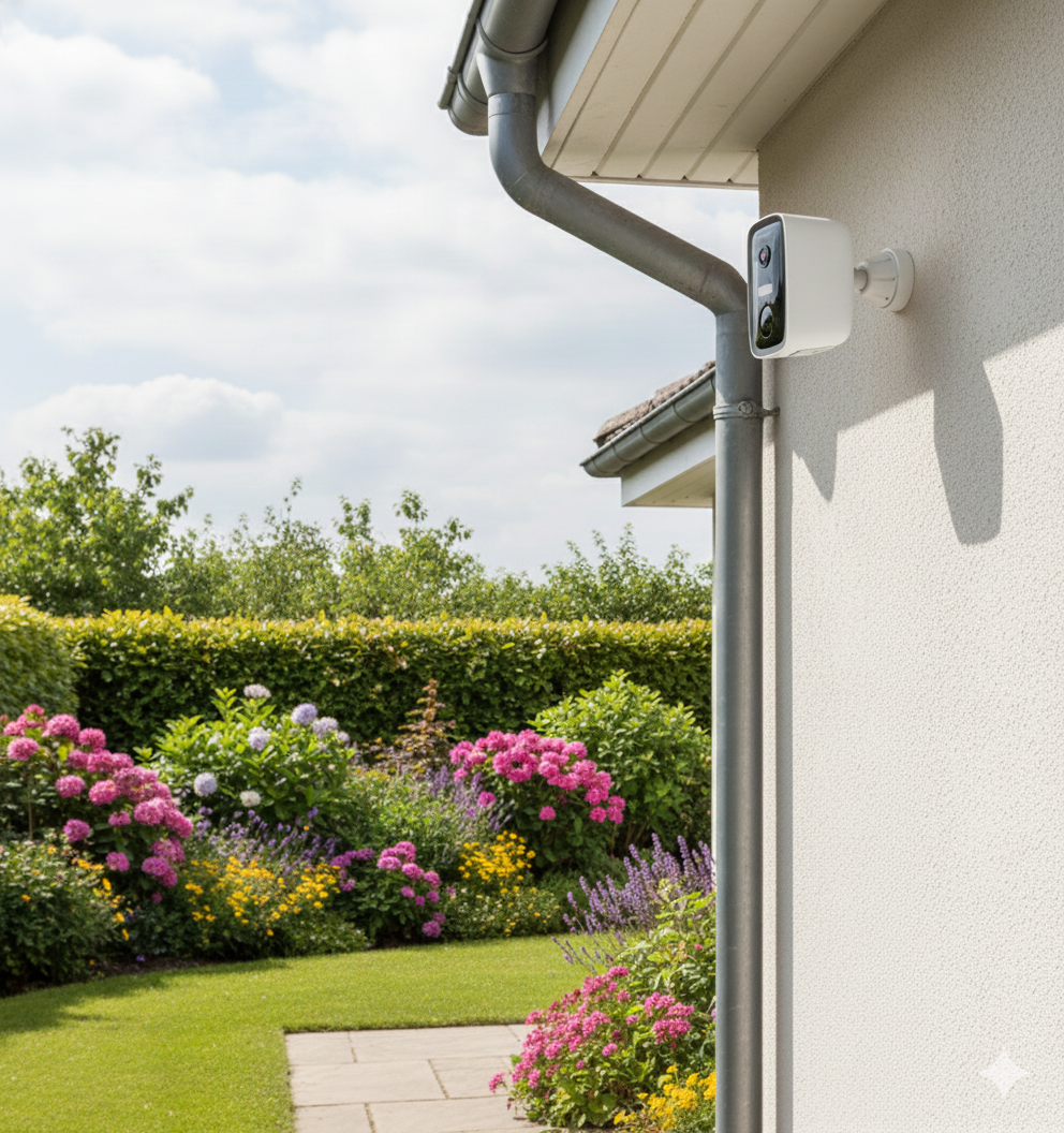 100% draadloze buitencamera met batterijvoeding –3MP