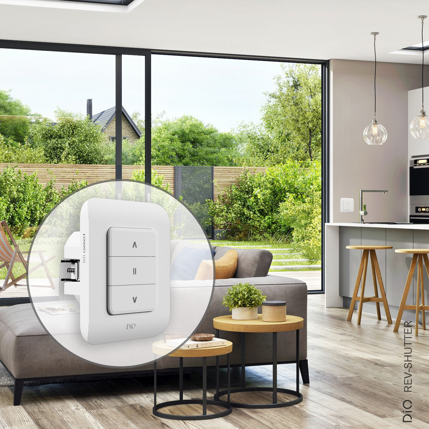 Set of 2 Connected Shutter Switch DiO Connect