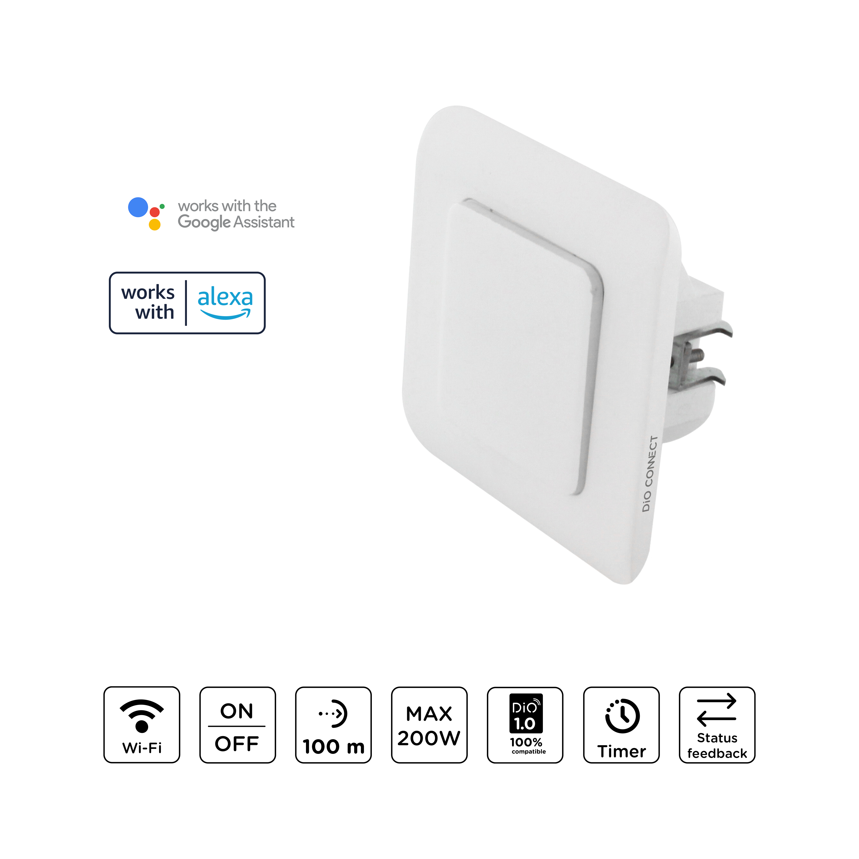 REV-LIGHT – Mit WLAN verbundener Lichtschalter