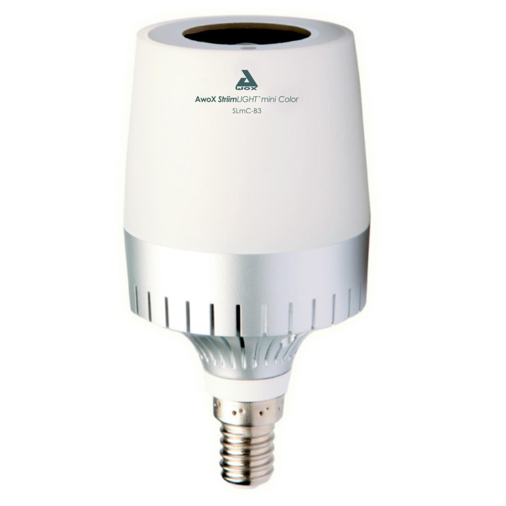 E14 LED colour light bulb with music speaker - Bluetooth