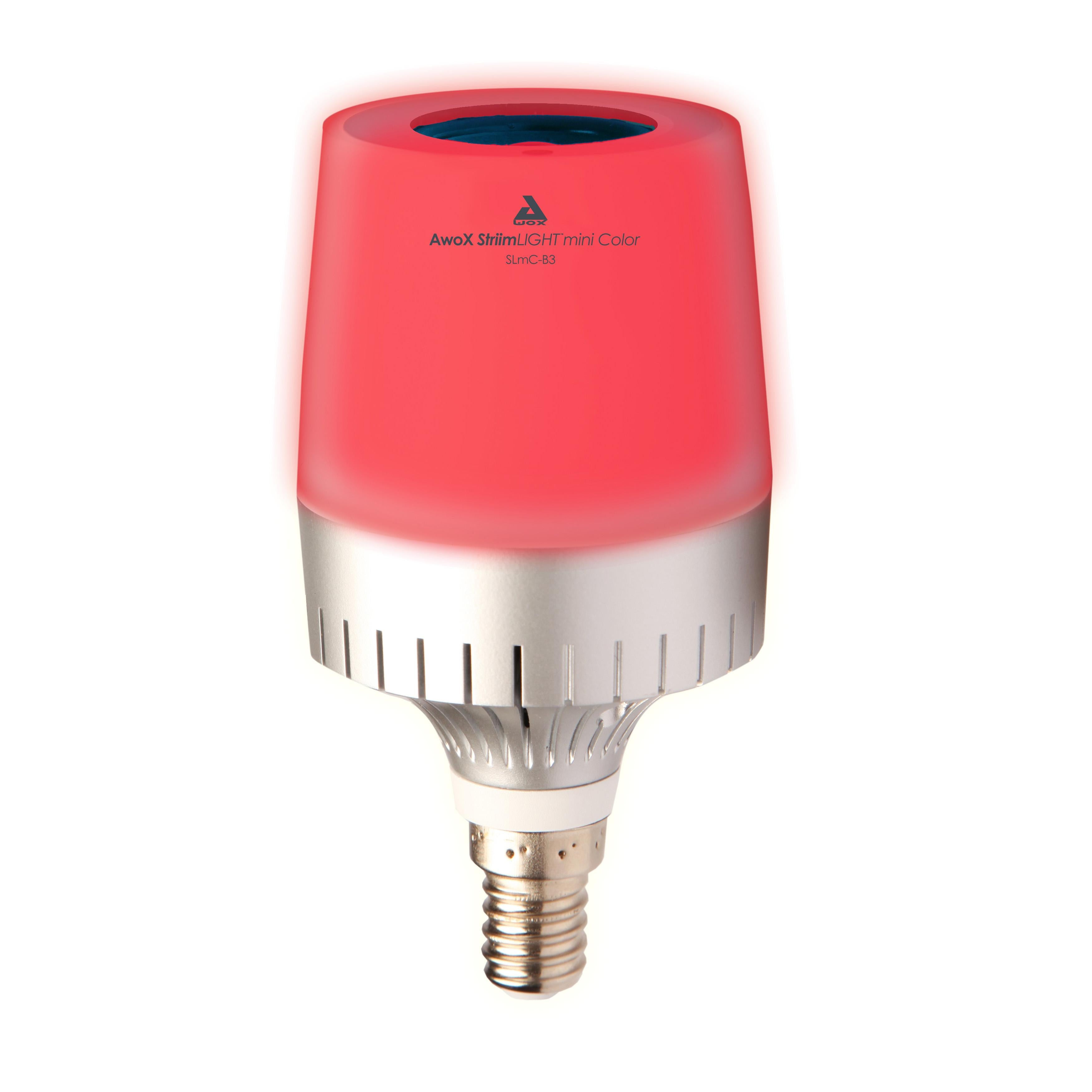 Lâmpada de cor LED E14 com coluna musical - Bluetooth