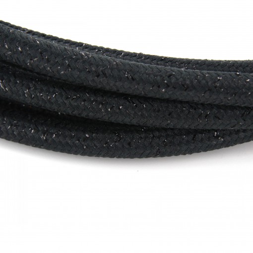 Câble textile soie Pailllet no HO3VV-F 2x0,75mm2 3m  