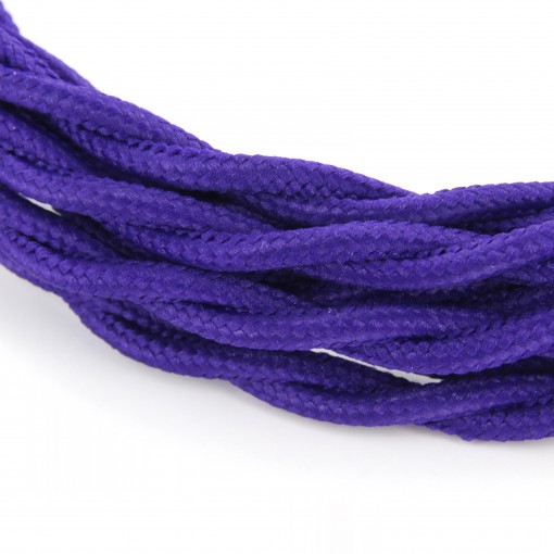 Cable textile soie torsadé vio HO3VV-F 2x0,75mm2 3m  