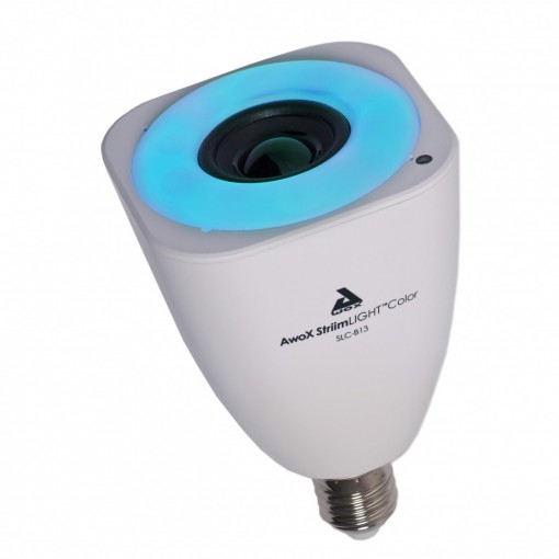 StriimLIGHT - connected E27 colour bulb with Bluetooth speaker 