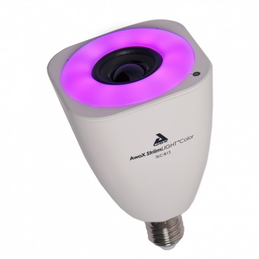 StriimLIGHT - ampoule E27 couleur connectée avec enceinte Bluetooth 