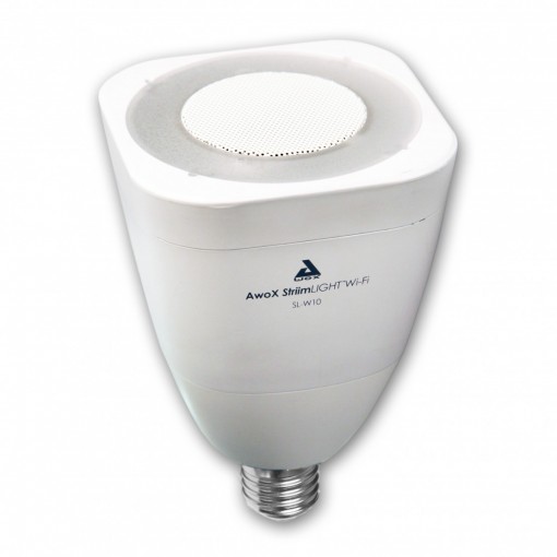 StriimLIGHT - smartlamp, E27, wit, met speaker, wifi