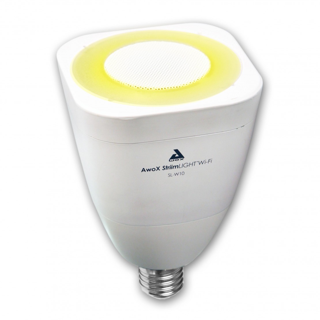 Lampadina LED E27 bianca con altoparlante Wi-Fi integrato