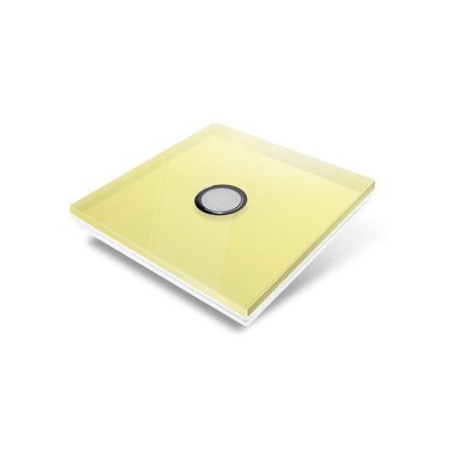 Cubierta para interruptor Edisio - crystal amarillo