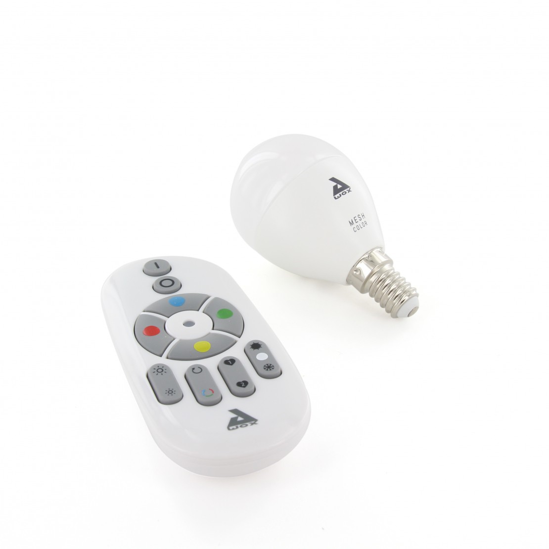 Conjunto de lâmpadas E14 de cor, Bluetooth Mesh e telecomando