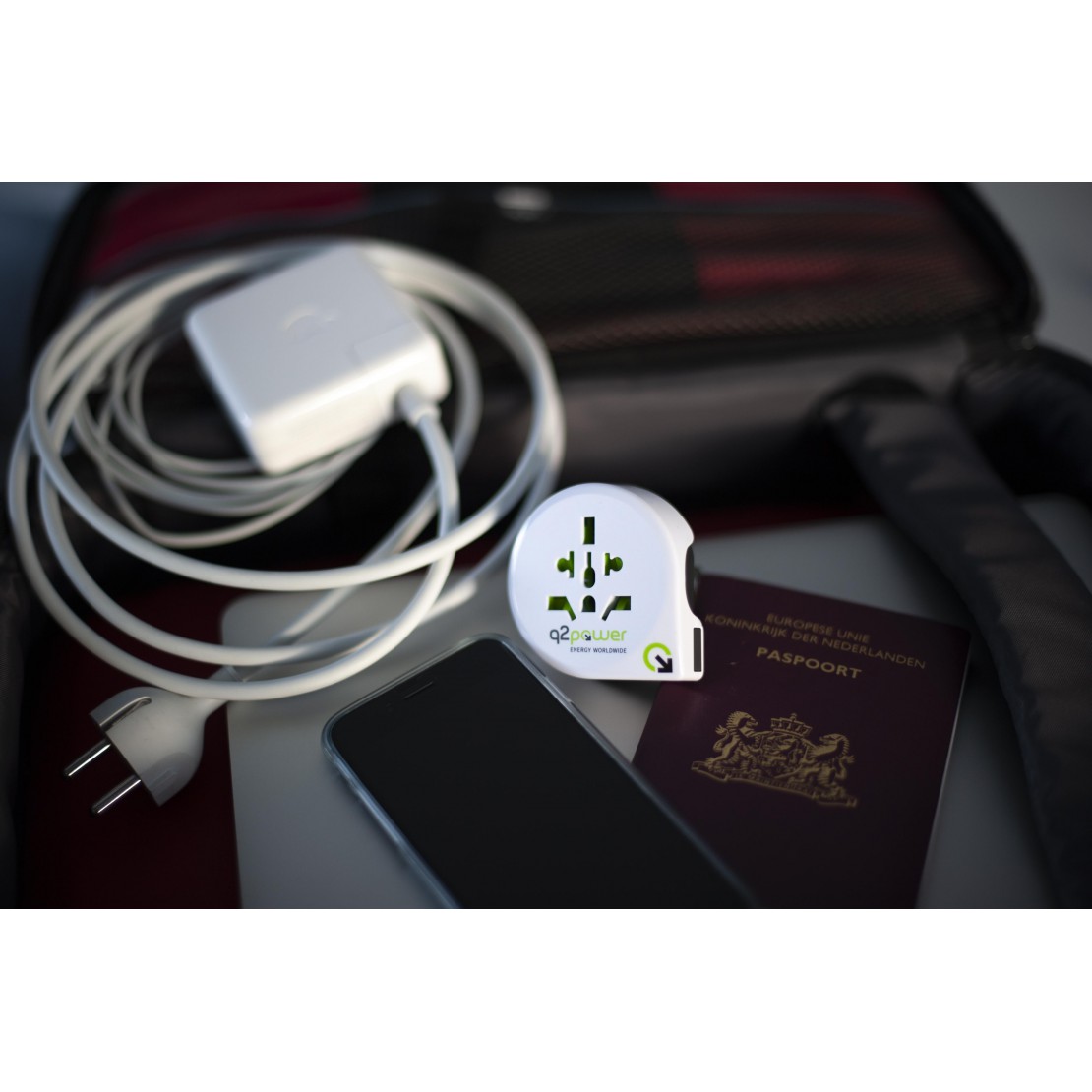 Adaptateur universel de voyage Qdapter 360 avec USB