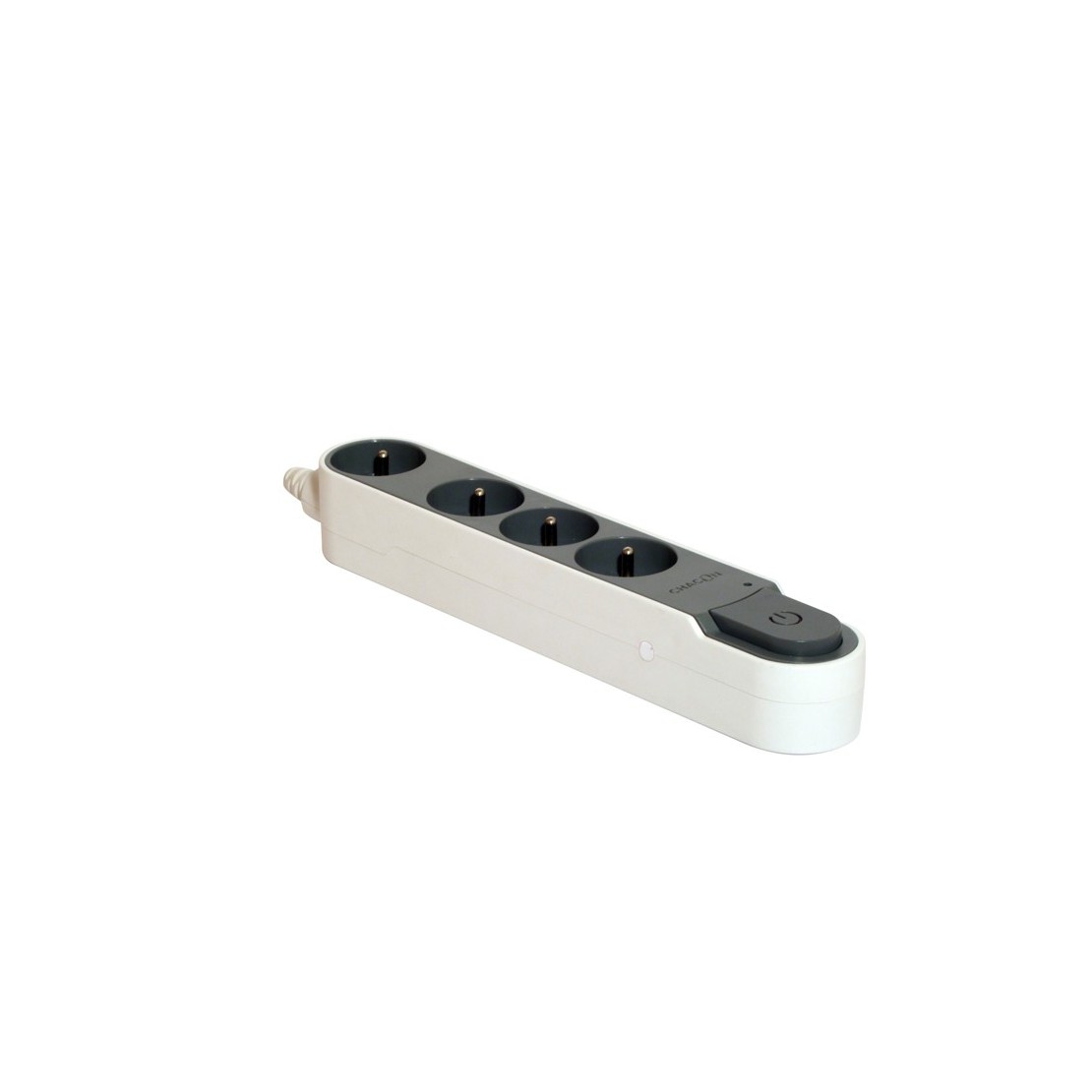 Chacon Design bloc multiprise parafoudre 4x avec interrupteur et câble 1,5m  fuchsia
