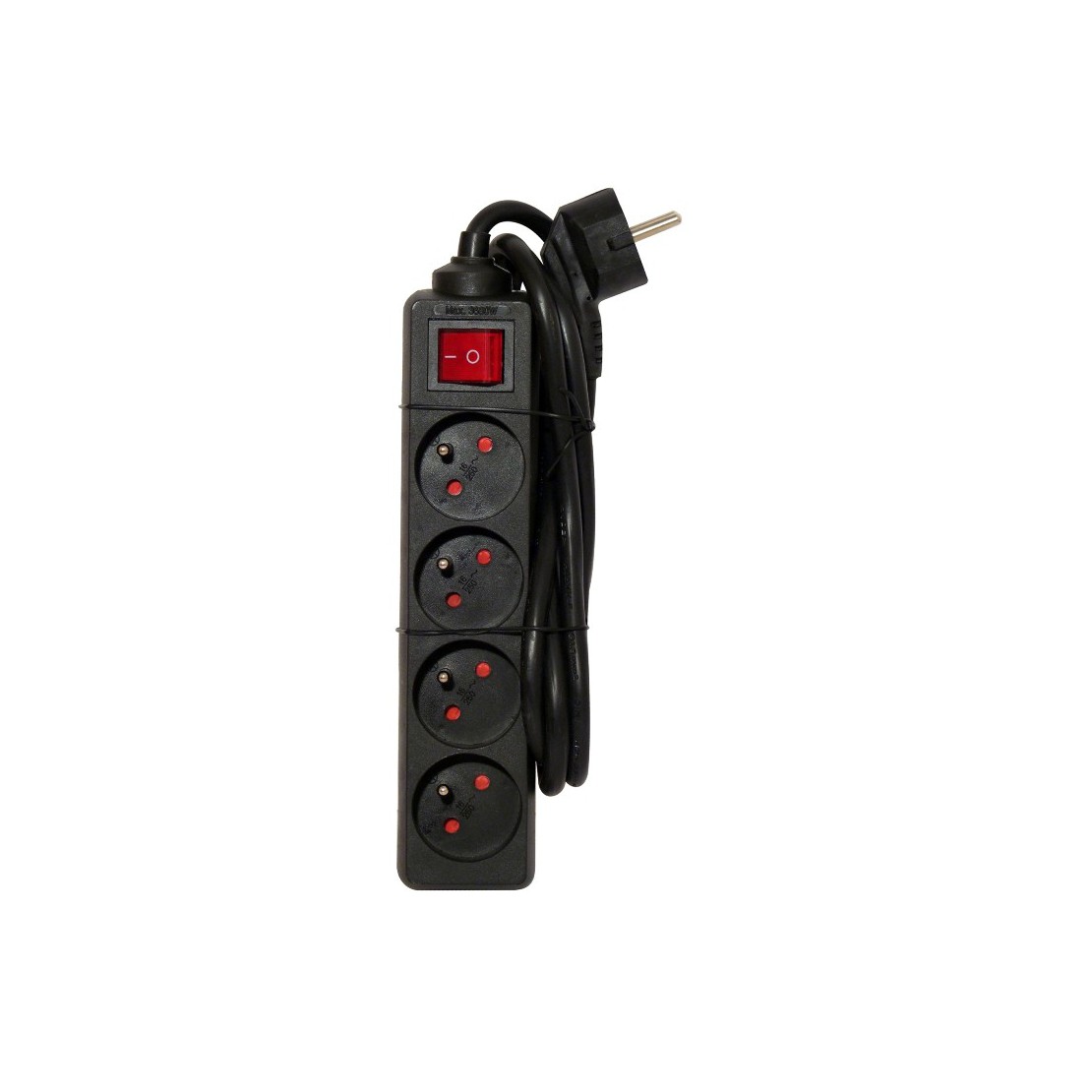 Bloc Multiprise, Prises avec Interrupteur-Câble de 1 M, Bloc 3, 4 ou 6  prises 16