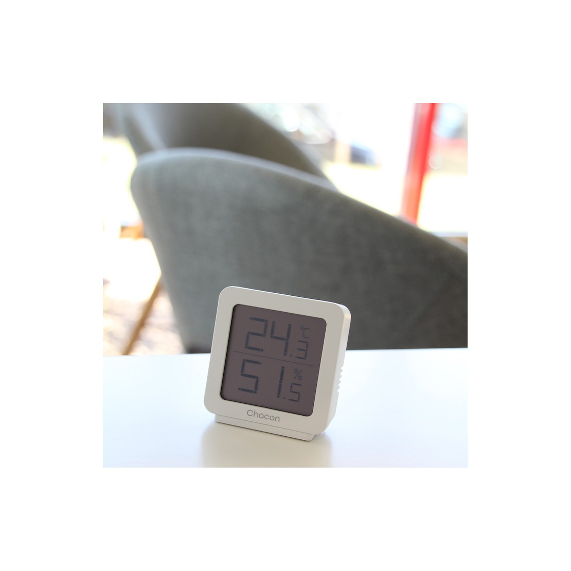 Thermomètre intérieur Hygro et horloge (E96) - Chine Thermomètre intérieur,  Hygro et horloge