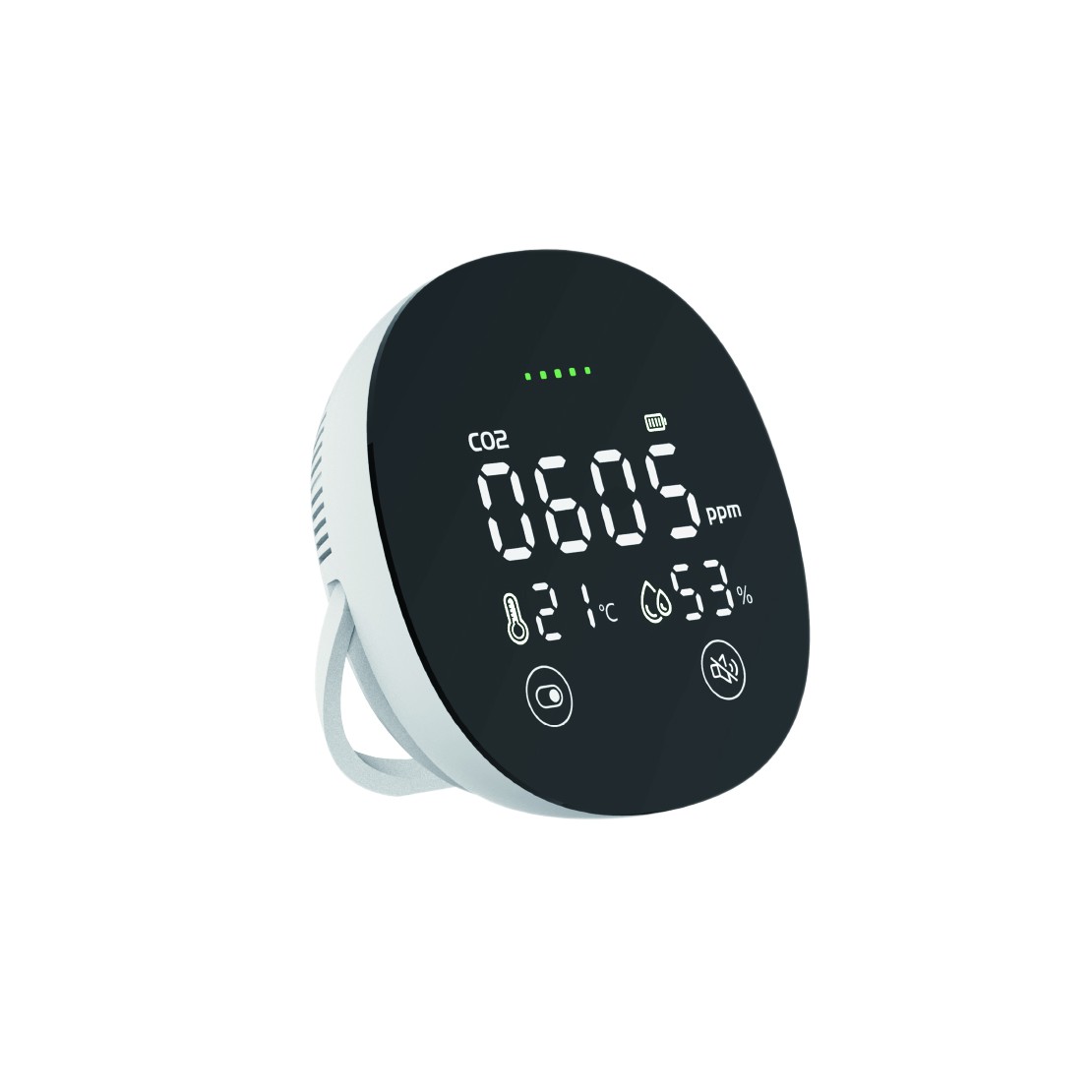 CO2 detector with LCD display