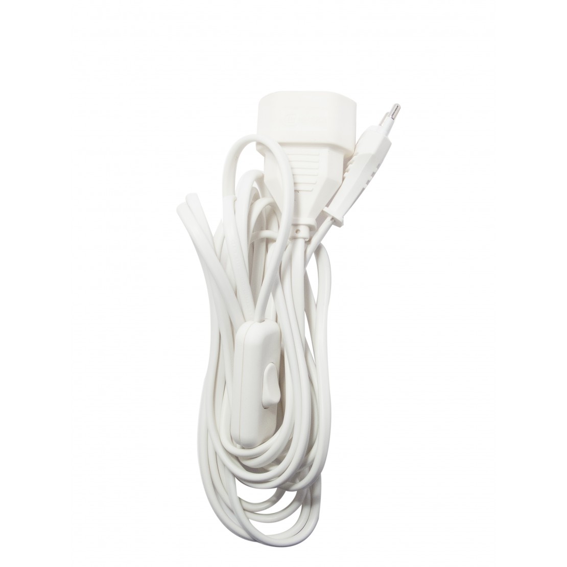 Rallonge 1,8M White aimant pratique Prise Interrupteur a Pied Adaptateur 