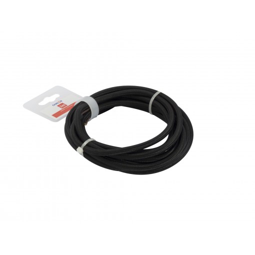 Câble HO3VV-F  2 x 0,75mm2 - 3 m - textile noir  