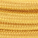 Cables textil con interruptorEHO3VVH2-FE 2 x 0,75mm2 2 m Oro 