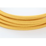 Cables textil con interruptorEHO3VVH2-FE 2 x 0,75mm2 2 m Oro 