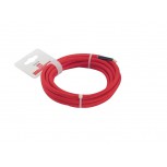 Cables textil HO3VV-FE 2 x 0,75mm2 3 m Rojo 