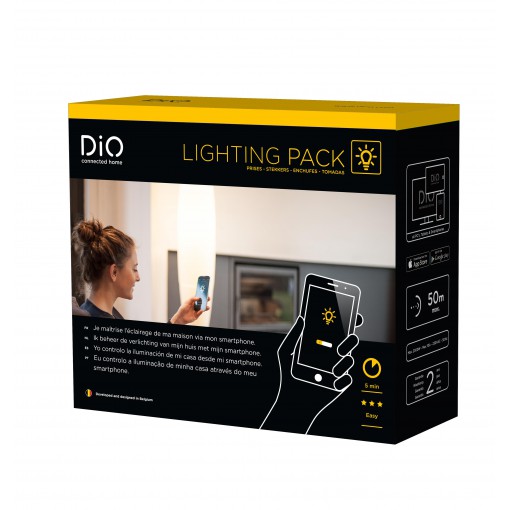 Pack de iluminação inteligente(tomadas)DiO