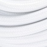 2 m câble textile de raccordement noir//blanc zigzag avec bouchon//Interrupteur