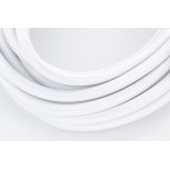 Cable de textil blanco + interruptor 2x0,75 mm2