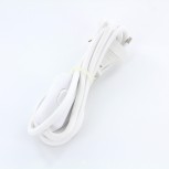 Cable de textil blanco + interruptor 2x0,75 mm2